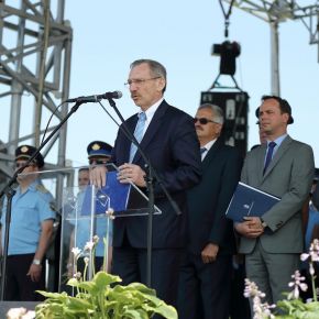 Nyitrai Zsolt a miniszterelnök üzenetét tolmácsolta a polgárőr napon