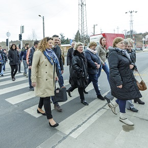 Egri dolgozók kérték: új gyalogátkelő a Sas úton
